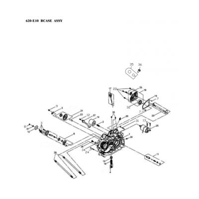 Filtre à huile  XCE 600 ADLY