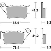Plaquettes de frein BREMBO Off-Road métal fritté - 07BB02SD - MO175