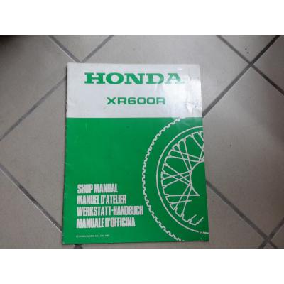 Supplément H manuel d'atelier HONDA XR600R