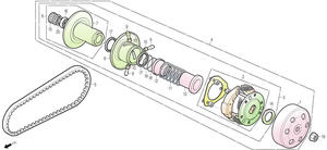 Cloche d' embrayage DAELIM S3 TOURING