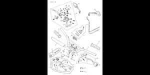 Guidon, levier et rétro ROCKY 100