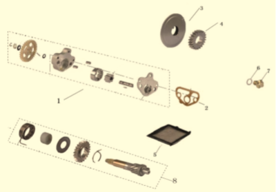 Pompe à huile 125 SIRIO EURO4