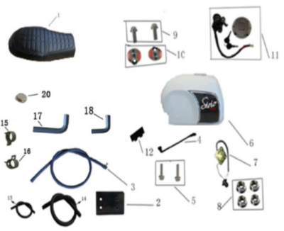 Selle 125 SIRIO EURO4