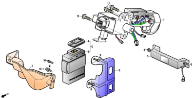 COMMUTATEUR D ALLUMAGE  125 S3 TOURING EURO4