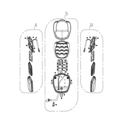 Feu ou clignotant AR MASH STORIA 50 