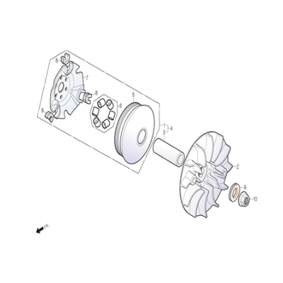 Variateur DAELIM XQ1 125