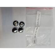 Lot de 4 CACHES VIS DE PONTET  CHROME MASH 