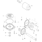 FILTRE A HUILE HYOSUNG GV125X BOBBER