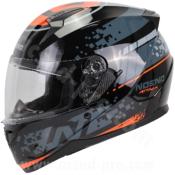 CASQUE INTEGRAL DOUBLE ECRAN NOEND ATTACK SC-33 NOIR ROUGE S (ECE 22.06)