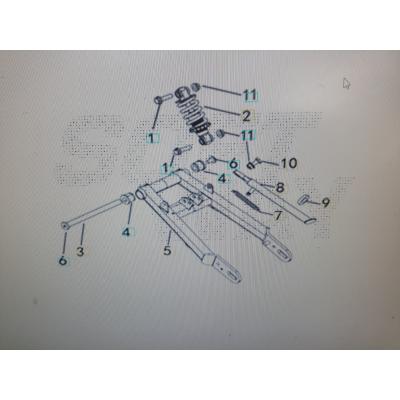 AXE DE BRAS OSCILLANT PIT BIKE MX-E