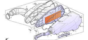 Filtre à air DAELIM S3 TOURING/SPORTING