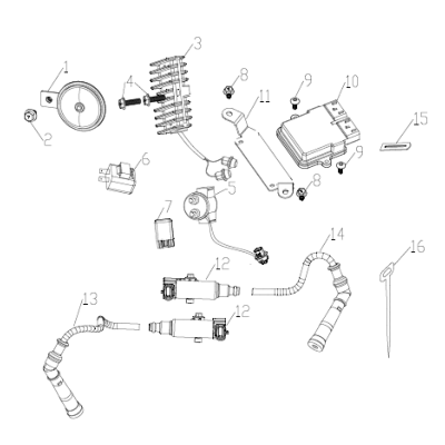 Anti parasites HYOSUNG GV 125 BOBBER EURO 5 