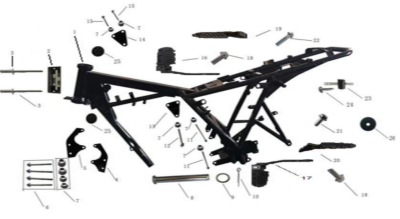 Cadre 125 SPRINT EURO4 