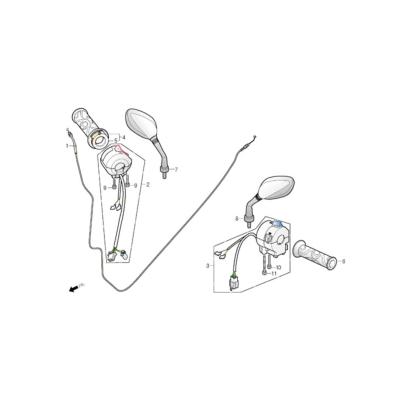 Commodo ou rétro DAELIM S3 SPORTING