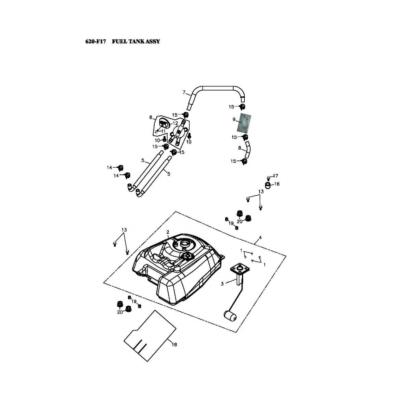 Robinet essence 2011-2012 600 XCE COUNTRY