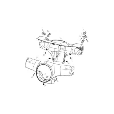 Coque optique et compteur STORIA 50