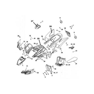 VIS quad Adly 50 RSLC