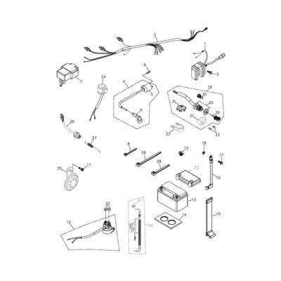 Pièces électrique ADLY 320U 2010-2011