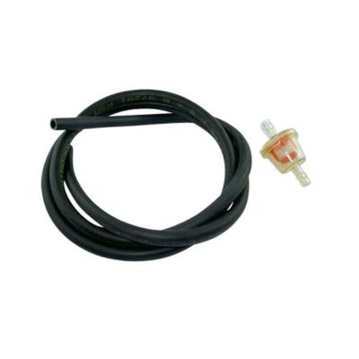 DURITE ESSENCE 5X8 NOIR (1 METRE) + FILTRE ESSENCE PAPIER