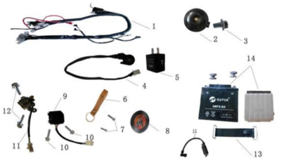 Pièces élèctriques 125 SPRINT EURO4 