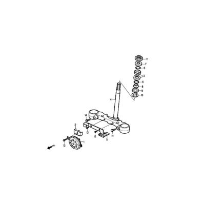 Roulement direction DAELIM ROADWIN 125 INJ