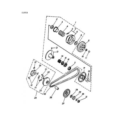 Embrayage ADLY 50 ROCKY