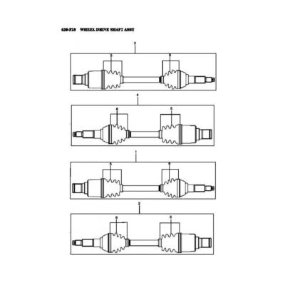 Soufflet de cardan extérieur ADLY 600 XCE