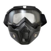 MASQUE CASQUE JET TRENDY 19 T-101 DARK KNIGHT NOIR MAT