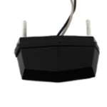 ECLAIRAGE DE PLAQUE BLACKWAY NOIR 3 LEDS - HOMOLOGUE CE