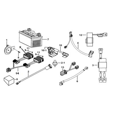 Relais démarreur BLADE 1000 LT 2015-2016