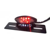 Feu arrière et Clignotants LED + Support et Eclairage de plaque ROAD