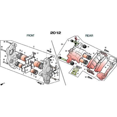 PLAQUETTES DAELIM S3 125 TOURING