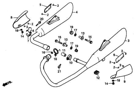 Echappement daelim vt 125 Clearance