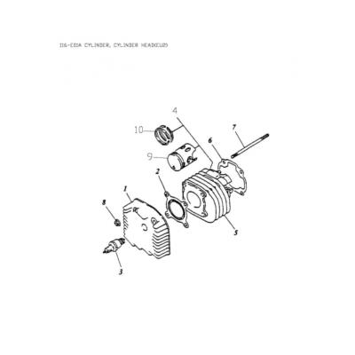 Cylindre Adly 50 RS à Air