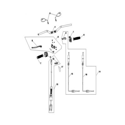 Contacteur d'embrayage HYOSUNG  BOBBER EURO 4