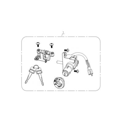 KIT SERRURE CONTACTEUR STORIA MASH