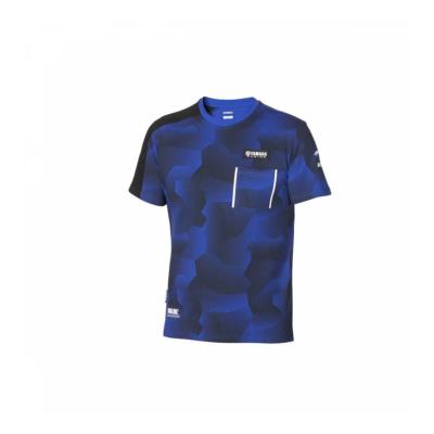  T-shirt camouflage Paddock Blue YAMAHA B20FT121E11S