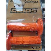 POIGNEES CAOUTCHOUC YCF ORANGE - DIRT BIKE