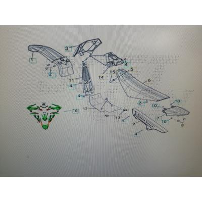 GRILLE AV  PIT BIKE MX-E