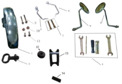 Garde-boue avant 125 SIRIO EURO4 