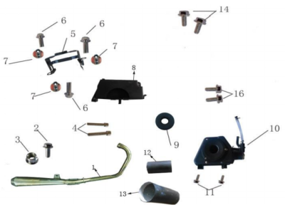 Échappement 125 SPRINT EURO4 