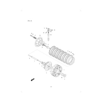 DISQUE GARNIS Embrayage 650 GV carbu