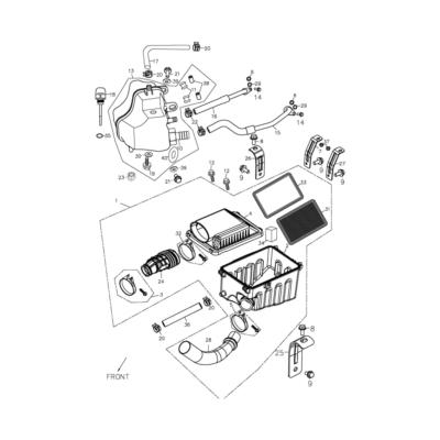 Filtre à air 500s Adly 2009-2010