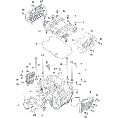 BOUGIE HYOSUNG GV125X BOBBER