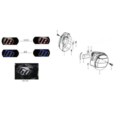 CACHE LATERAUX HYOSUNG 125 GV BOBBER 