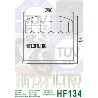 Filtre à Huile Hiflofiltro HF134