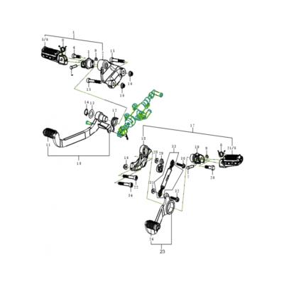 SELECTEUR HYOSUNG GV 125 S BOBBER EURO 5 125 2021-2023