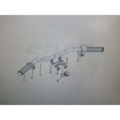 COMMODO GAUCHE PIT BIKE MX-E