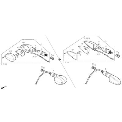 Clignotant AR Daelim Roasport