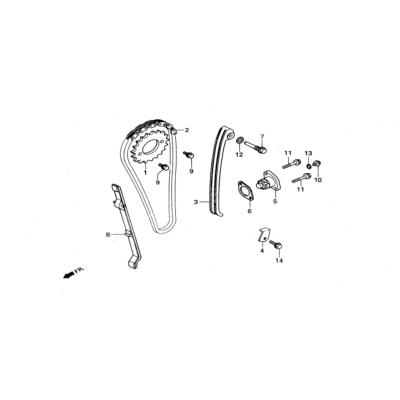 Distribution DAELIM VT125